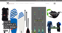 Desktop Screenshot of paddlegonflable.fr